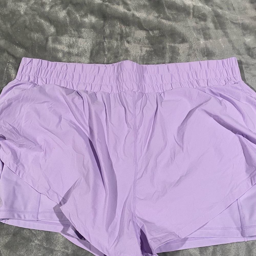 POPFLEX Lavender Athletic Shorts
